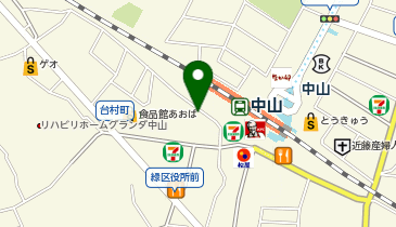 横浜市緑区寺山町68 中山駅前第二駐輪場の地図画像