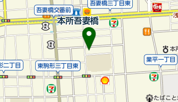 墨田区東駒形4-17-1 みんちゅう駐輪場の地図画像