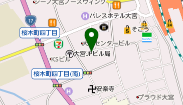 さいたま市大宮区桜木町1-407 みんちゅう駐輪場の地図画像