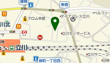 立川市曙町2-22-5 みんちゅう駐輪場の地図画像