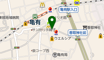 葛飾区亀有3-30-3 ドコモショップ 亀有店の地図画像