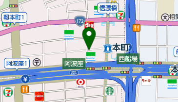 大阪市西区西本町1-5 スパーク西本町の地図画像