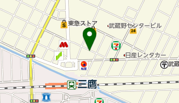武蔵野市中町1-16 武蔵野市中町1-16 DP177三鷹駅前北口駐車場の地図画像