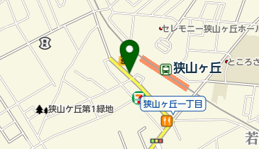 所沢市狭山ケ丘1丁目873-2 みんちゅう駐輪場の地図画像