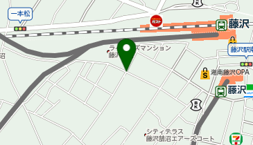 藤沢市鵠沼花沢町3-22 バンフクリーナースの地図画像