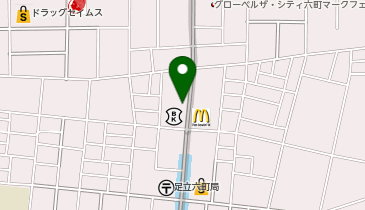 足立区南花畑1-1-30 南花畑支店 みんちゅう駐輪場5-10番車室の地図画像