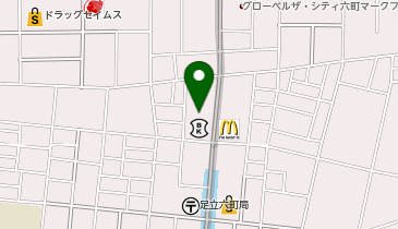 足立区南花畑1-1-30 南花畑支店 みんちゅう駐輪場11-13番車室の地図画像