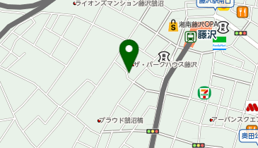 藤沢市鵠沼橘1-16-7 StudioAの地図画像