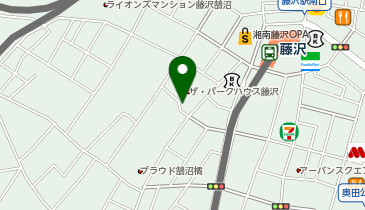 藤沢市鵠沼橘1-16-7 StudioAの地図画像