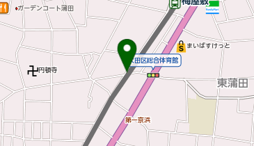 大田区蒲田2-23 梅屋敷第2みんちゅう駐輪場の地図画像