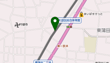 大田区蒲田3-25 梅屋敷第3みんちゅう駐輪場の地図画像