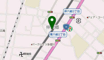 大田区仲六郷3-28 京急雑色第3みんちゅう駐輪場の地図画像