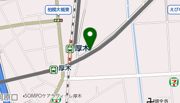 海老名市中新田219-2 オダクル厚木第4の地図画像