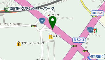 町田市鶴間3丁目10-1 【日貸】南町田グランベリーパーク駅歩道橋下みんちゅう駐輪場1の地図画像