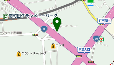 町田市鶴間8-2-1 【日貸】 南町田グランベリーパーク駅歩道橋下みんちゅう駐輪場2の地図画像