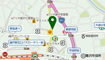 藤沢市藤沢107-1 みずほ銀行 藤沢支店の地図画像