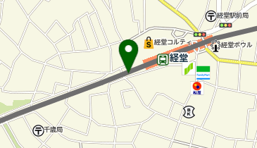 世田谷区経堂1-22-5 オダクル経堂第2内 みんちゅうバイク駐車場の地図画像