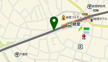 世田谷区経堂1-22-5 オダクル経堂第2内 みんちゅう原付バイク駐車場の地図画像