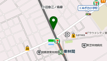 相模原市上鶴間7-5834-1 オダクル東林間第2内 みんちゅう駐輪場の地図画像
