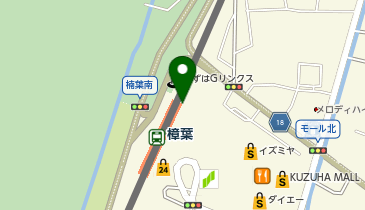 枚方市樟葉花園町14-1 みんちゅう駐輪場の地図画像