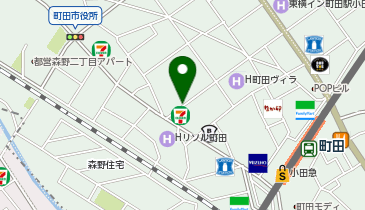 町田市森野1ー23ー19 町田森野ビル前みんちゅう駐輪場の地図画像