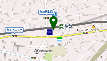 練馬区桜台1丁目4-12 みずほ銀行桜台支店一般用の地図画像