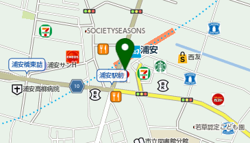 東洋カーマックス 浦安駐輪場の地図画像
