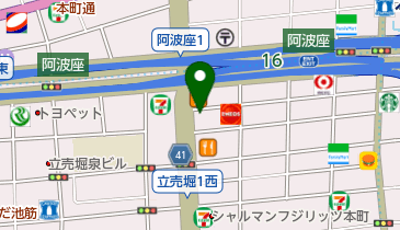 【予約制】 パラカ 阿波座第1の地図画像