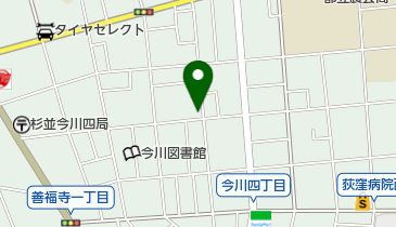 【予約制】 パラカ 杉並区今川第2の地図画像