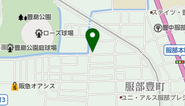 【予約制】 パラカ 服部豊町第2の地図画像