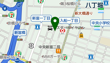 【予約制】 パラカ 中央区新富第3の地図画像