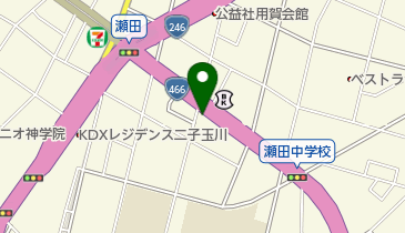 【予約制】 パラカ 世田谷区瀬田第2の地図画像