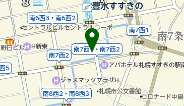 【予約制】 パラカ 札幌市南7西2第1の地図画像