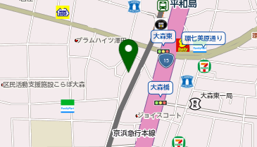 【予約制】 パラカ 大森西第6の地図画像