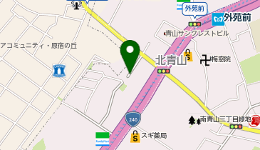 【予約制】 パラカ 北青山第3の地図画像