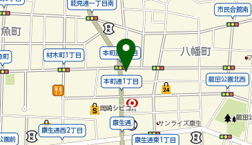 【予約制】 パラカ ファミリーマート岡崎本町通の地図画像