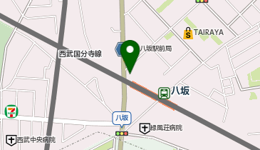 八坂駅駐輪場の地図画像