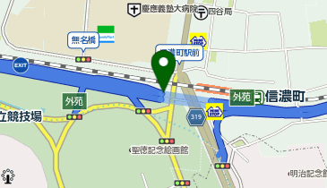 サイカパーク 信濃町駅駐輪場Aエリアの地図画像