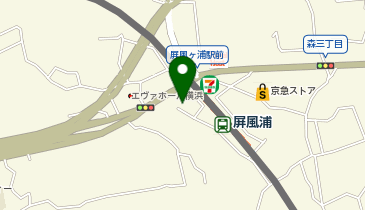 サイカパーク屏風浦駐輪場の地図画像