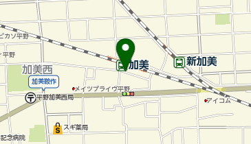 サイカパーク加美自転車駐車場の地図画像