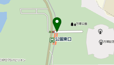 大阪モノレール公園東口駅24時間自転車駐車場の地図画像