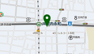 関西みらい銀行24時間自転車専用駐車場の地図画像