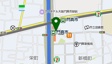 大阪モノレール門真市駅24時間自転車駐車場の地図画像