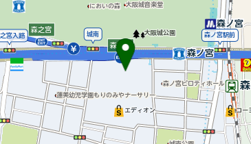 もりのみやキューズモールBASE 自転車/原付/バイク駐車場の地図画像