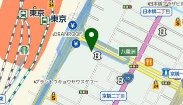 八重洲二丁目地下駐輪場の地図画像