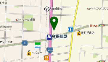 ソーレブリアンテ今福鶴見自転車専用駐車場の地図画像