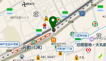 鯉川線24時間自転車専用駐車場の地図画像