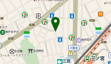 北野川線(北野坂)24時間原付(125cc以下)専用駐車場の地図画像