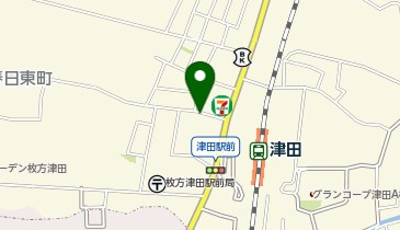 (枚方市営)津田自転車駐車場の地図画像