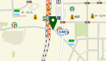 サイカパーク東戸塚駐車場の地図画像